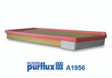 Filtro de aire PURFLUX A1956 42mm 410mm