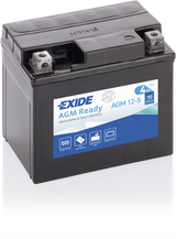 Batería de arranque TUDOR AGM12-5 12V 4Ah