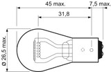 Bombilla, luces diurnas VALEO 032207 12V 21/5W