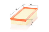 Filtro de aire MANN-FILTER C 36 007 KIT 351mm 136mm