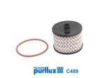 Filtro combustible PURFLUX C489 75mm 92mm
