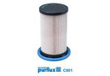 Filtro combustible PURFLUX C801 134mm 72mm