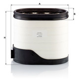 Filtro de aire MANN-FILTER CP 38 001 400mm 280mm