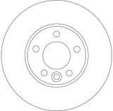 Disco de freno TRW DF4308S 308mm 29,5mm