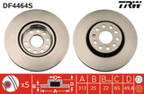 Disco de freno TRW DF4464S 312mm 49,9mm