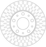 Disco de freno TRW DF4771S 280mm 73mm