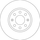 Disco de freno TRW DF4796 20mm 22mm
