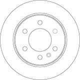 Disco de freno TRW DF4823S 298mm 16,3mm