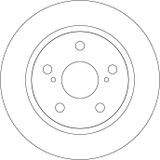 Disco de Freno TRW DF4830 270mm 10mm