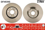 Disco de freno TRW DF4939S 295mm 26mm