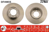 Disco de freno TRW DF4985S 294mm 24mm