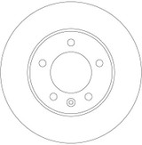 Disco de freno TRW DF6120 305mm 12mm