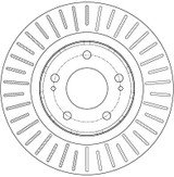 Disco de freno TRW DF6174 294mm 24mm