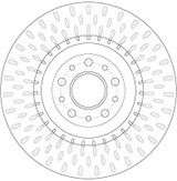 Disco de freno TRW DF6424 305mm 28mm