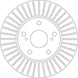 Disco de freno TRW DF6679 277mm 62mm