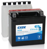 Batería de arranque TUDOR ETX14-BS 12V 12Ah