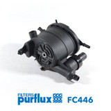 Caja, filtro de combustible PURFLUX FC446 157mm 183mm