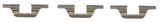 Juego de pastillas de freno TRW GDB1328 87mm 52,9mm