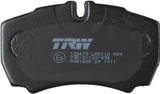Juego de pastillas de freno TRW GDB1535 63,8mm 109,5mm