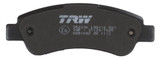 Juego de pastillas de freno TRW GDB1682 137mm 48,8mm