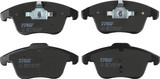Juego de cuatro pastillas de freno TRW