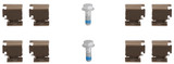 Juego de pastillas de freno TRW GDB1761 151mm 61,5mm