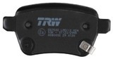 Juego de pastillas de freno TRW GDB2032 95,6mm 48,1mm