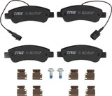 Juego de pastillas de freno TRW GDB2068 137mm 48,8mm