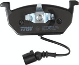 Juego de pastillas de freno TRW GDB2080 146mm 62,4mm