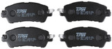 Juego de pastillas de freno TRW GDB2122 126,6mm 51,6mm