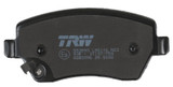 Juego de pastillas de freno TRW GDB3396 116,4mm 52,5mm