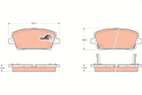 Juego de pastillas de freno TRW GDB3407 131,7mm 56mm