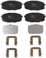 Juego de pastillas de freno TRW GDB3450 130mm 58mm