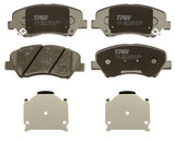 Juego de pastillas de freno TRW GDB3548 133mm 58,2mm
