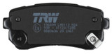 Juego de pastillas de freno TRW GDB3636 93,1mm 37,7mm