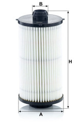 Filtro de aceite MANN-FILTER HU 12 008 x 236mm 38mm