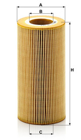Filtro de aceite MANN-FILTER HU 12 103 x 220mm 56mm