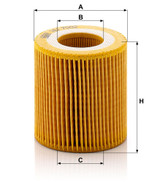 Filtro de aceite MANN-FILTER HU 7002 z 69mm 31mm