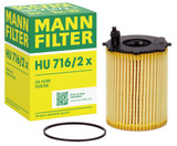 Filtro de aceite MANN-FILTER HU 716/2 x 100mm 25mm
