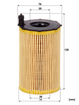 Filtro de aceite MANN-FILTER HU 8005 z 128mm 29mm