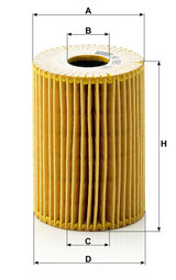 Filtro de aceite MANN-FILTER HU 825 x 101mm 27mm