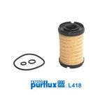 Filtro de aceite PURFLUX L418 101mm 65mm