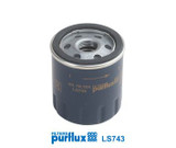 Filtro de aceite PURFLUX LS743 76mm 66mm