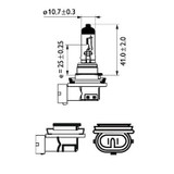 Lámpara PHILIPS 12362LLECOC1 12V 55W