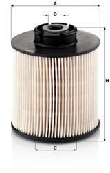 Filtro combustible MANN-FILTER PU 1046/1 x 103mm 13mm