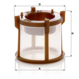 Filtro combustible MANN-FILTER PU 50 z 41mm 47mm