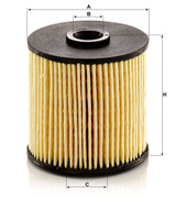 Detalle del filtro de combustible MANN-FILTER