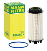Filtro combustible MANN-FILTER PU 834/3 x 160mm 31mm