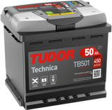 Batería de arranque TUDOR TB501 12V 50Ah