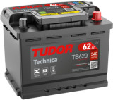 Batería de arranque TUDOR TB620 12V 62Ah